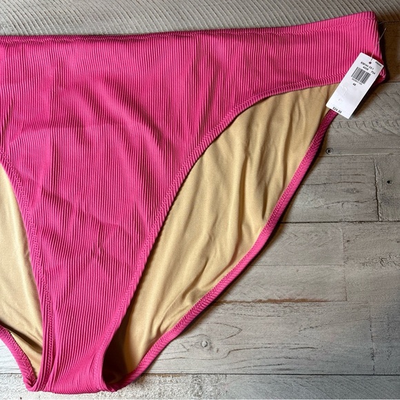 NWT! Old Navy Textured-Rib Cinch-Front Bikini Swim Top 4X - Picture 5 of 15